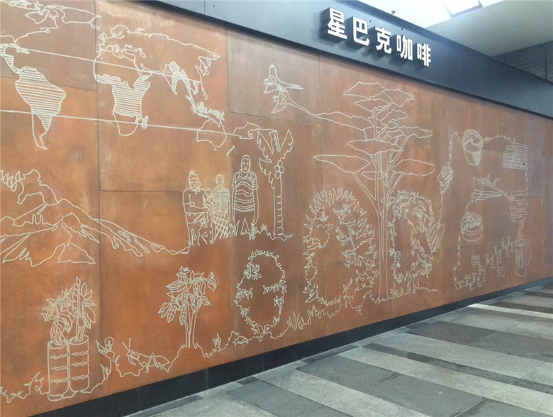 路南耐候钢幕墙