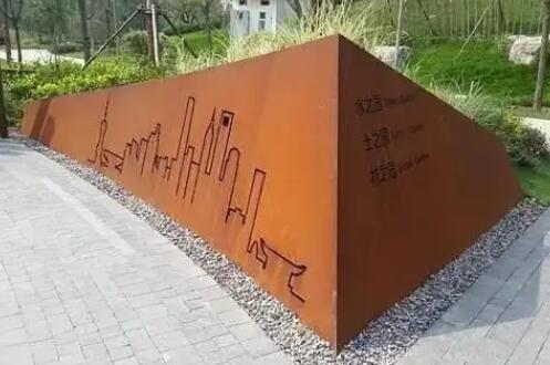 路南耐候钢挡土墙